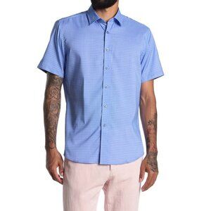 ♡ English Laundry Save the Ocean Short Sleeve Button Up Shirt